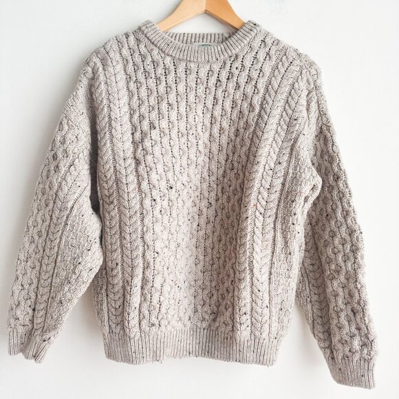 Aran Crafts Ireland Merino Wool Pullover Sweater M - Picture 2 of 6